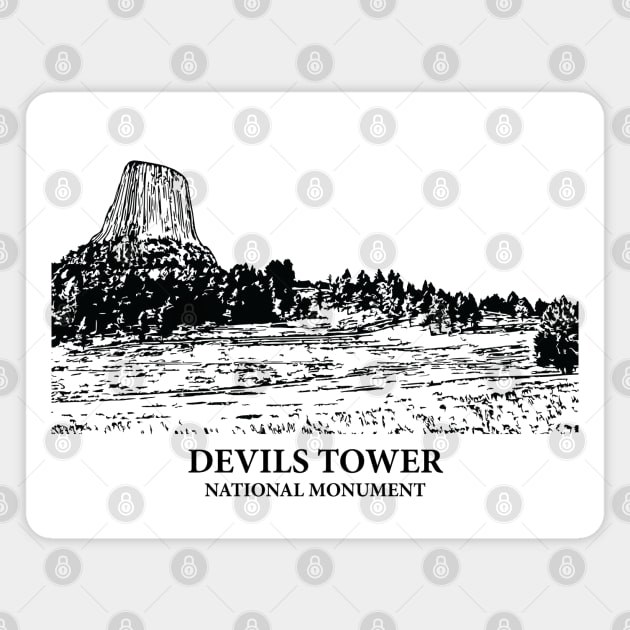 Devils Tower National Monument Magnet by Lakeric